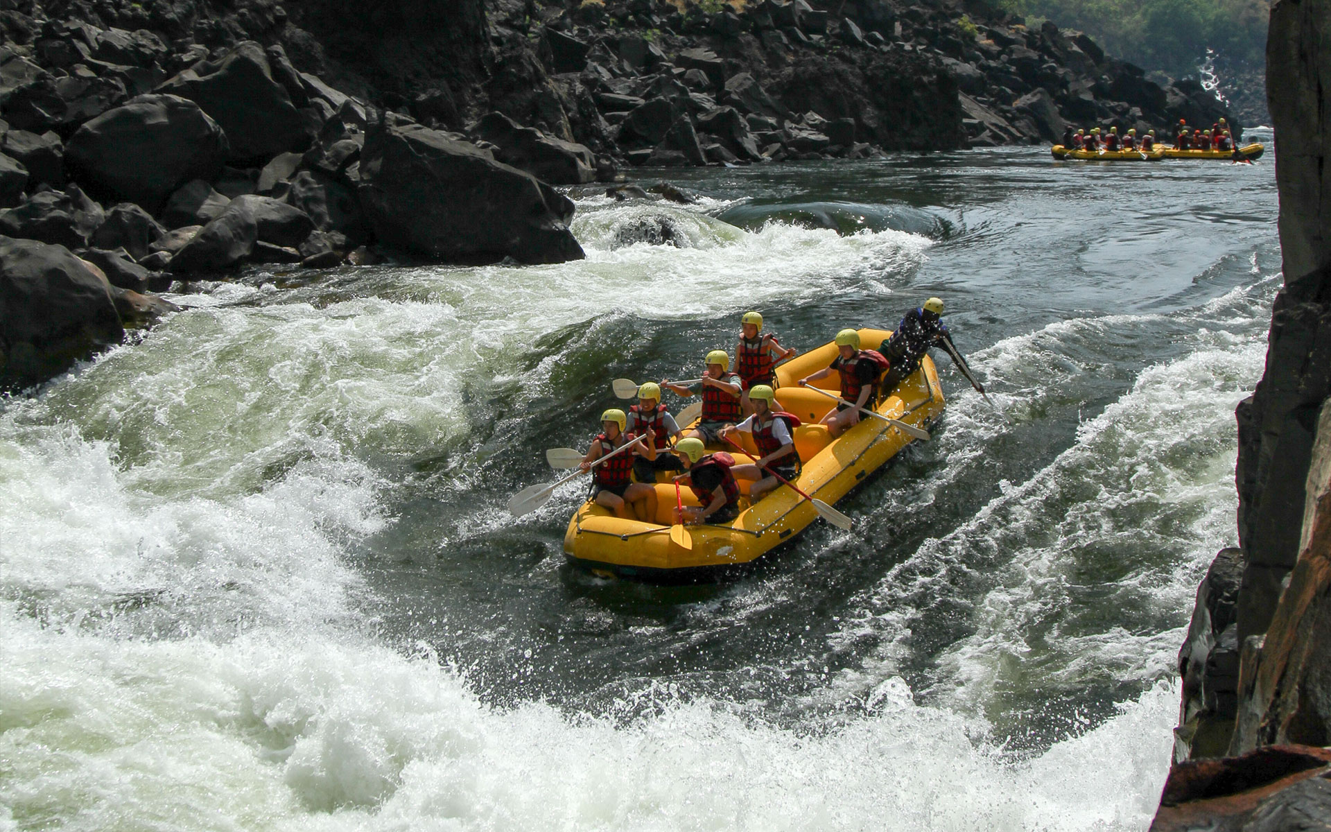 white water rafting