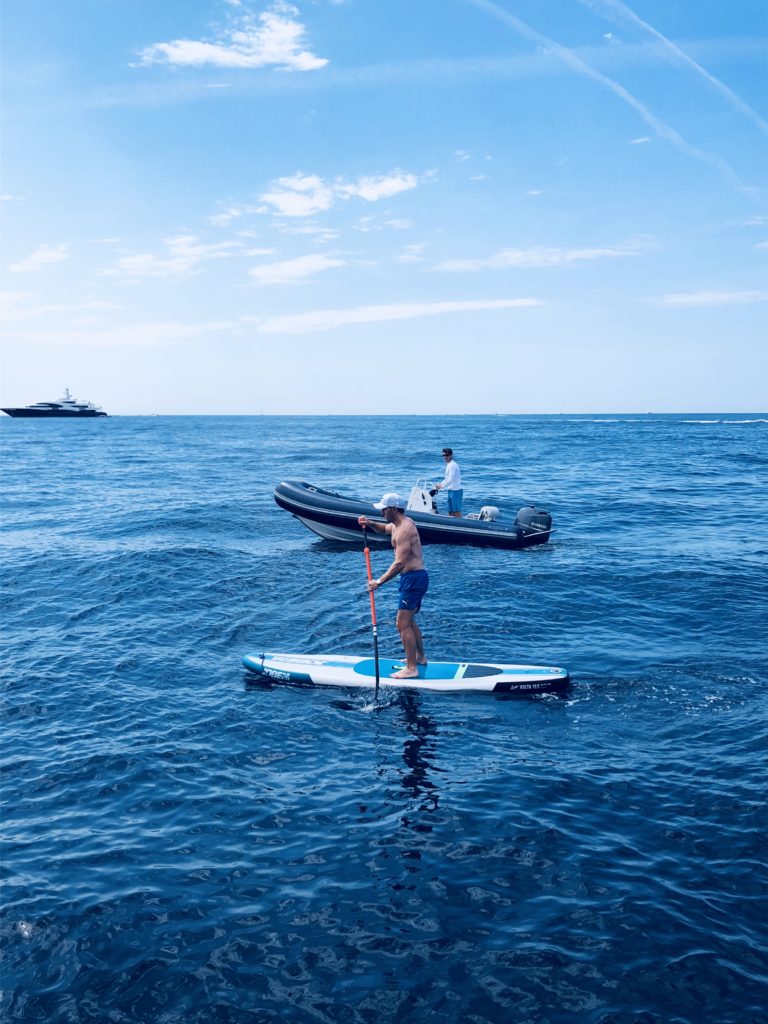 stand-up paddleboarding