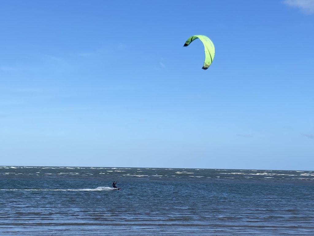 Kite surfing